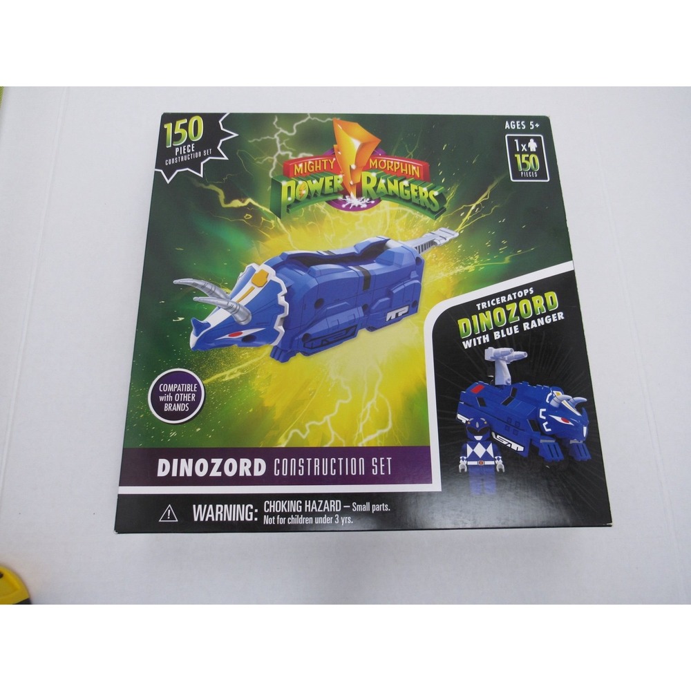 Hasbro Mighty Morphin Power Rangers Dinozord Construction Set Blue Ranger
